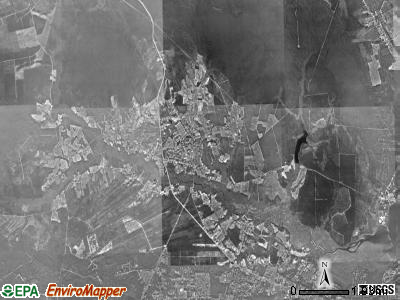 Newport township, North Carolina satellite photo by USGS