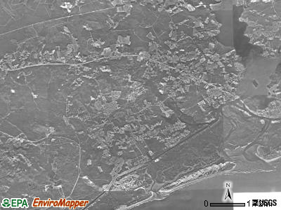 Swansboro township, North Carolina satellite photo by USGS