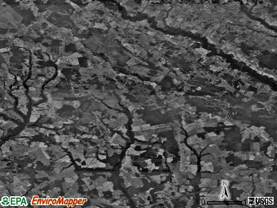 Union township, North Carolina satellite photo by USGS