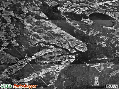 Britts township, North Carolina satellite photo by USGS