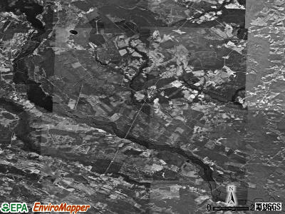 Caswell township, North Carolina satellite photo by USGS