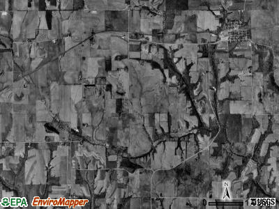 Apple River township, Illinois satellite photo by USGS