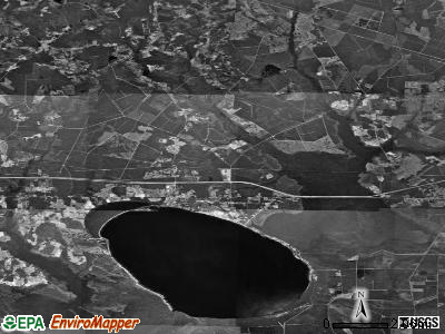 Waccamaw township, North Carolina satellite photo by USGS