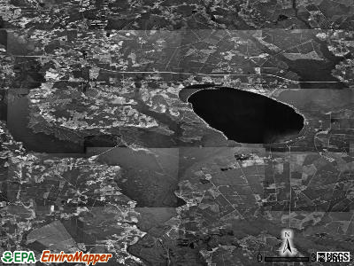 Bogue township, North Carolina satellite photo by USGS