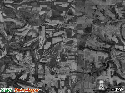 Vinegar Hill township, Illinois satellite photo by USGS