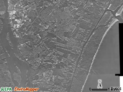 Masonboro township, North Carolina satellite photo by USGS