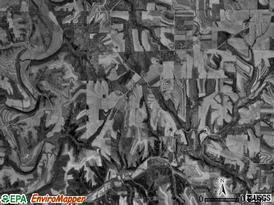 Council Hill township, Illinois satellite photo by USGS