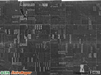 Prosperity township, North Dakota satellite photo by USGS