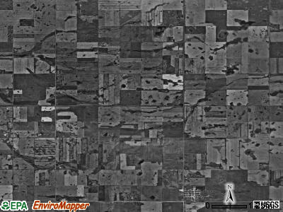 Hastings township, North Dakota satellite photo by USGS