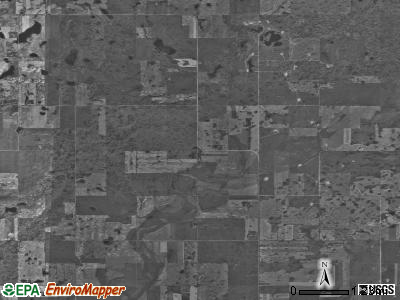 Stoneview township, North Dakota satellite photo by USGS