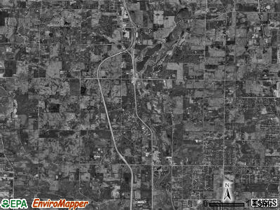 Newport township, Illinois satellite photo by USGS
