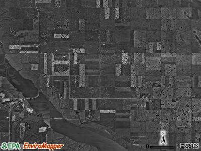 Grassland township, North Dakota satellite photo by USGS