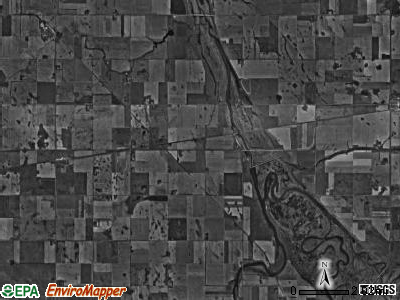 Tacoma township, North Dakota satellite photo by USGS