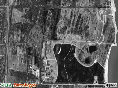 Zion township, Illinois satellite photo by USGS