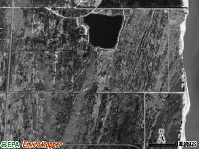 Benton township, Illinois satellite photo by USGS