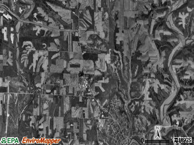 Rawlins township, Illinois satellite photo by USGS