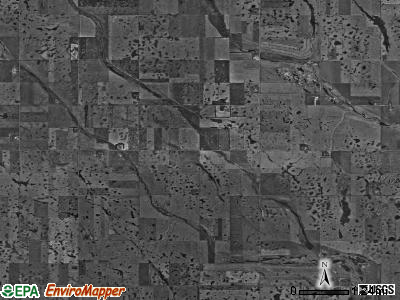 Van Buren township, North Dakota satellite photo by USGS