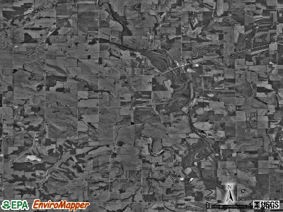 Waddams township, Illinois satellite photo by USGS