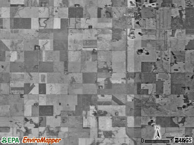 Hammer township, North Dakota satellite photo by USGS