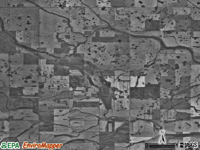 Maryland township, North Dakota satellite photo by USGS