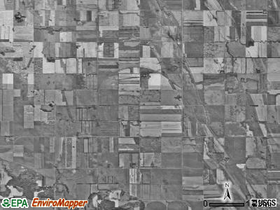 Eden township, North Dakota satellite photo by USGS