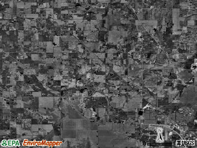 Hartland township, Illinois satellite photo by USGS