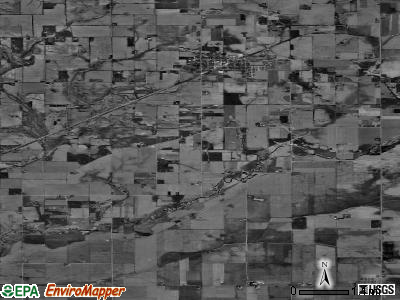 Boone township, Illinois satellite photo by USGS