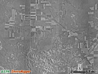 Hardscrabble township, North Dakota satellite photo by USGS