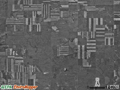 Wayzetta township, North Dakota satellite photo by USGS