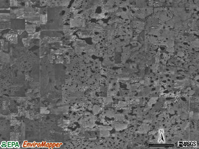 Torning township, North Dakota satellite photo by USGS