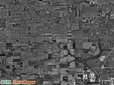 Owen township, Illinois satellite photo by USGS