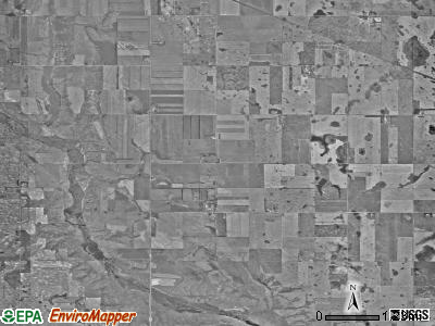 Rich Valley township, North Dakota satellite photo by USGS