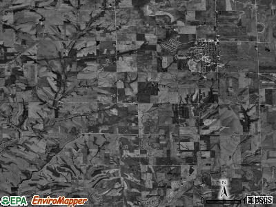 Stockton township, Illinois satellite photo by USGS