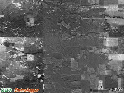 Randolph township, North Dakota satellite photo by USGS
