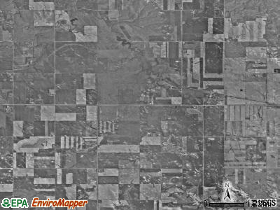 Arnegard township, North Dakota satellite photo by USGS