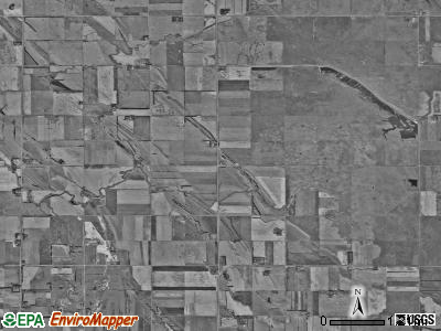 Fairfield township, North Dakota satellite photo by USGS