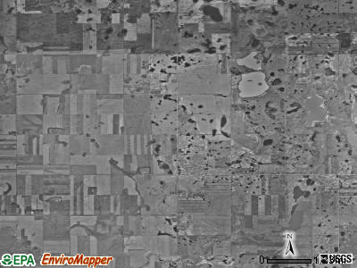 McGinnis township, North Dakota satellite photo by USGS