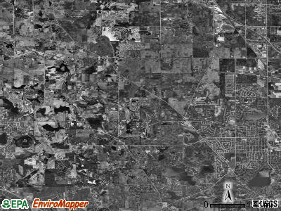 Fremont township, Illinois satellite photo by USGS