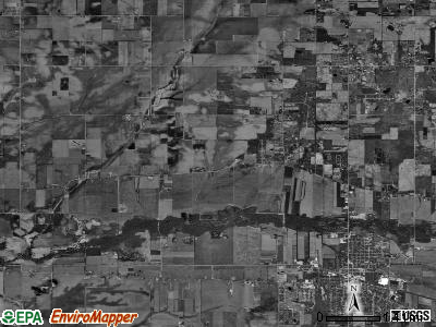 Marengo township, Illinois satellite photo by USGS