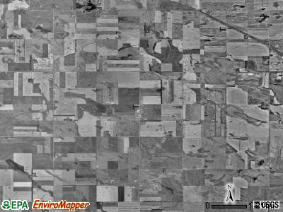 St. Anna township, North Dakota satellite photo by USGS