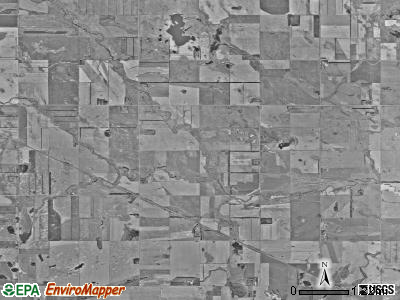 Helena township, North Dakota satellite photo by USGS