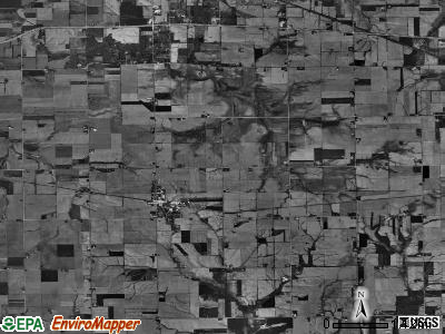 Seward township, Illinois satellite photo by USGS