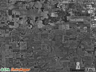 Florence township, Illinois satellite photo by USGS