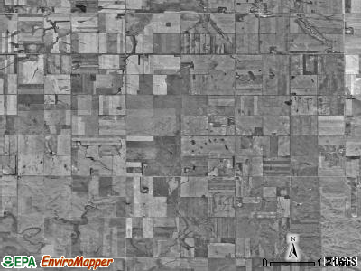 Ghylin township, North Dakota satellite photo by USGS