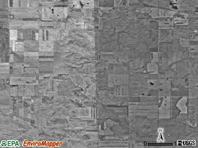 Rock Hill township, North Dakota satellite photo by USGS