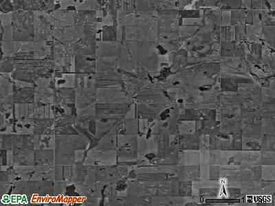 Anderson township, North Dakota satellite photo by USGS