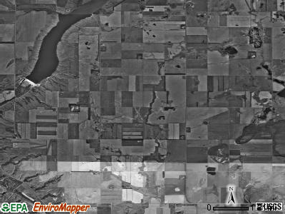 Getchell township, North Dakota satellite photo by USGS
