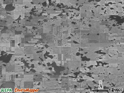 Weld township, North Dakota satellite photo by USGS