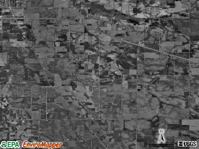 Spring township, Illinois satellite photo by USGS