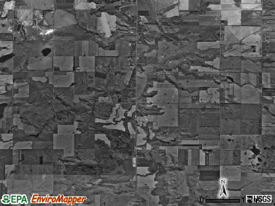 Marsh township, North Dakota satellite photo by USGS